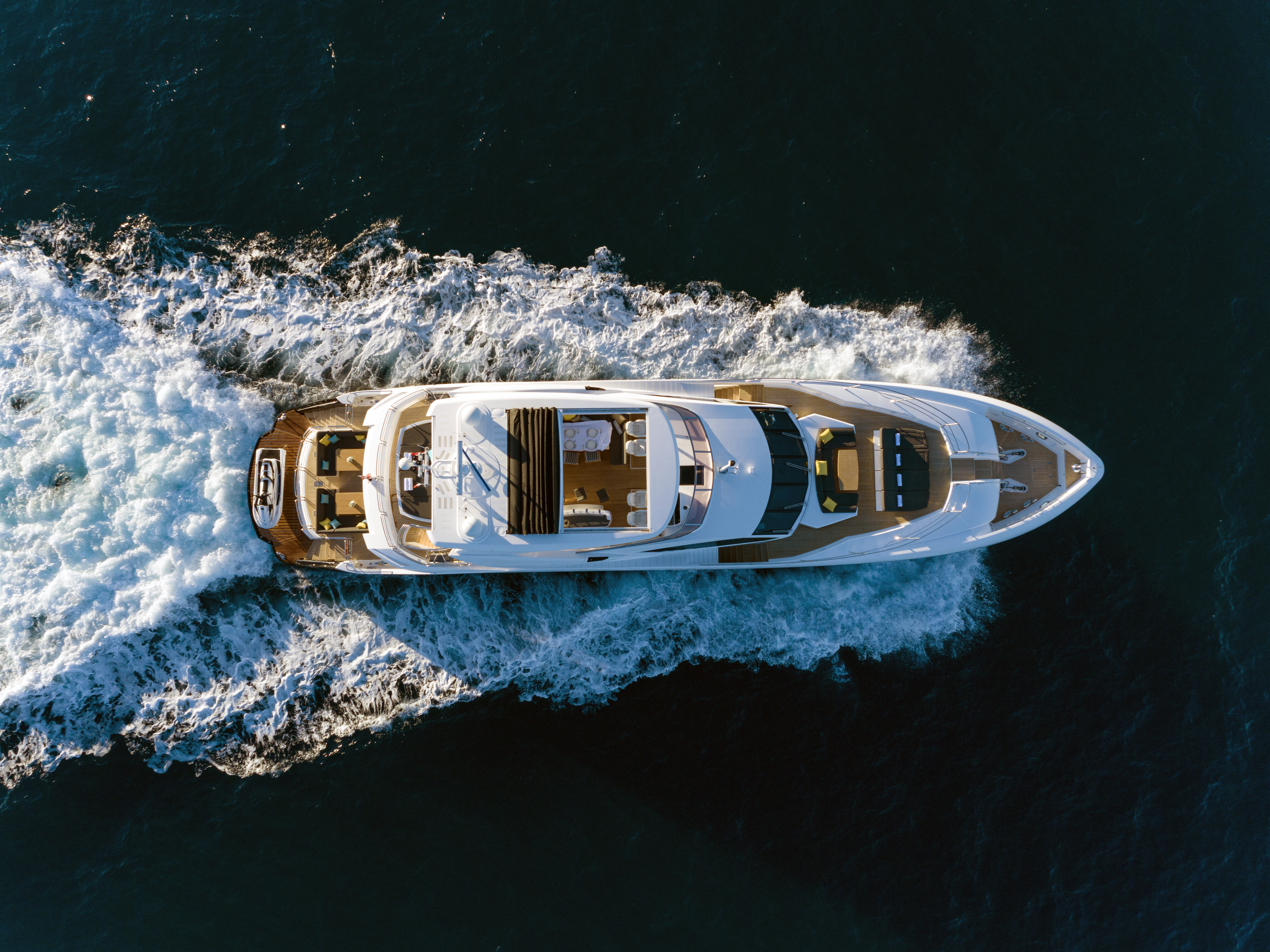 Aboard OKSANCHIK a 113ft (34.52m) luxury motor yacht for Charter available with Fraser Yachts, built by SUNSEEKER in 2013