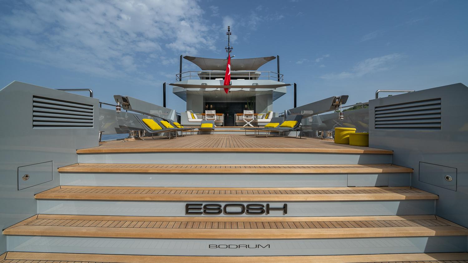 Aboard ESOSH a 128ft (39.1m) luxury motor yacht for Sale available with Fraser Yachts, built by TANSU YACHTS in 2017