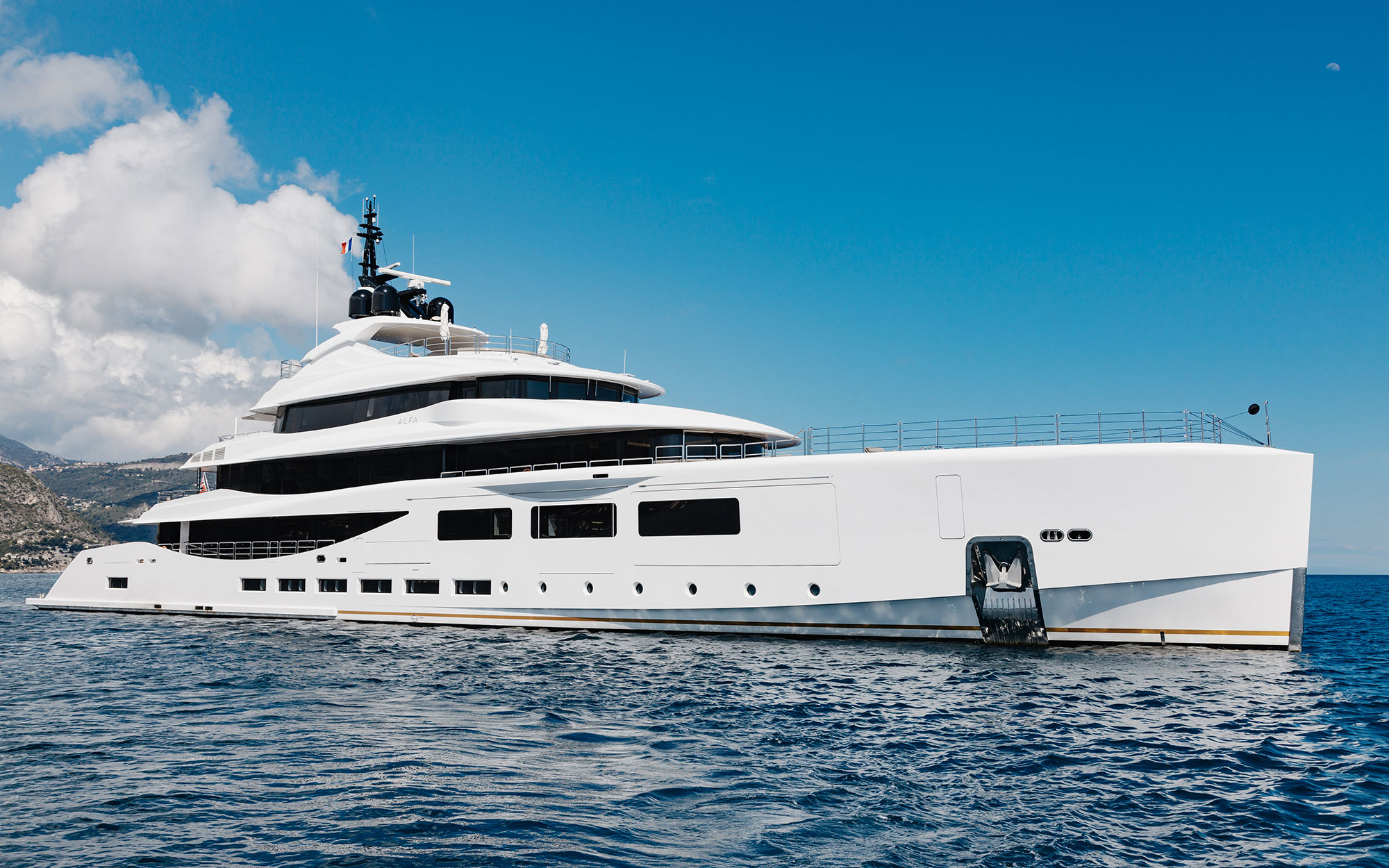 ALFA motor yacht  by Fraser Yachts, built by BENETTI