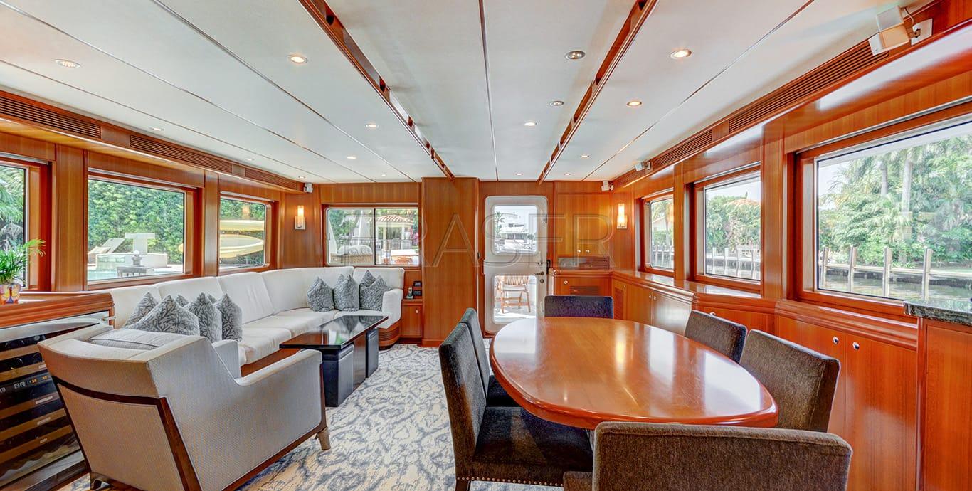 Aboard TAKE 5 a 76ft (23.24m) luxury motor yacht , built by NORDHAVN in 2009