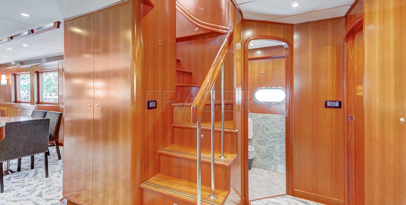 Aboard TAKE 5 a 76ft (23.24m) luxury motor yacht , built by NORDHAVN in 2009