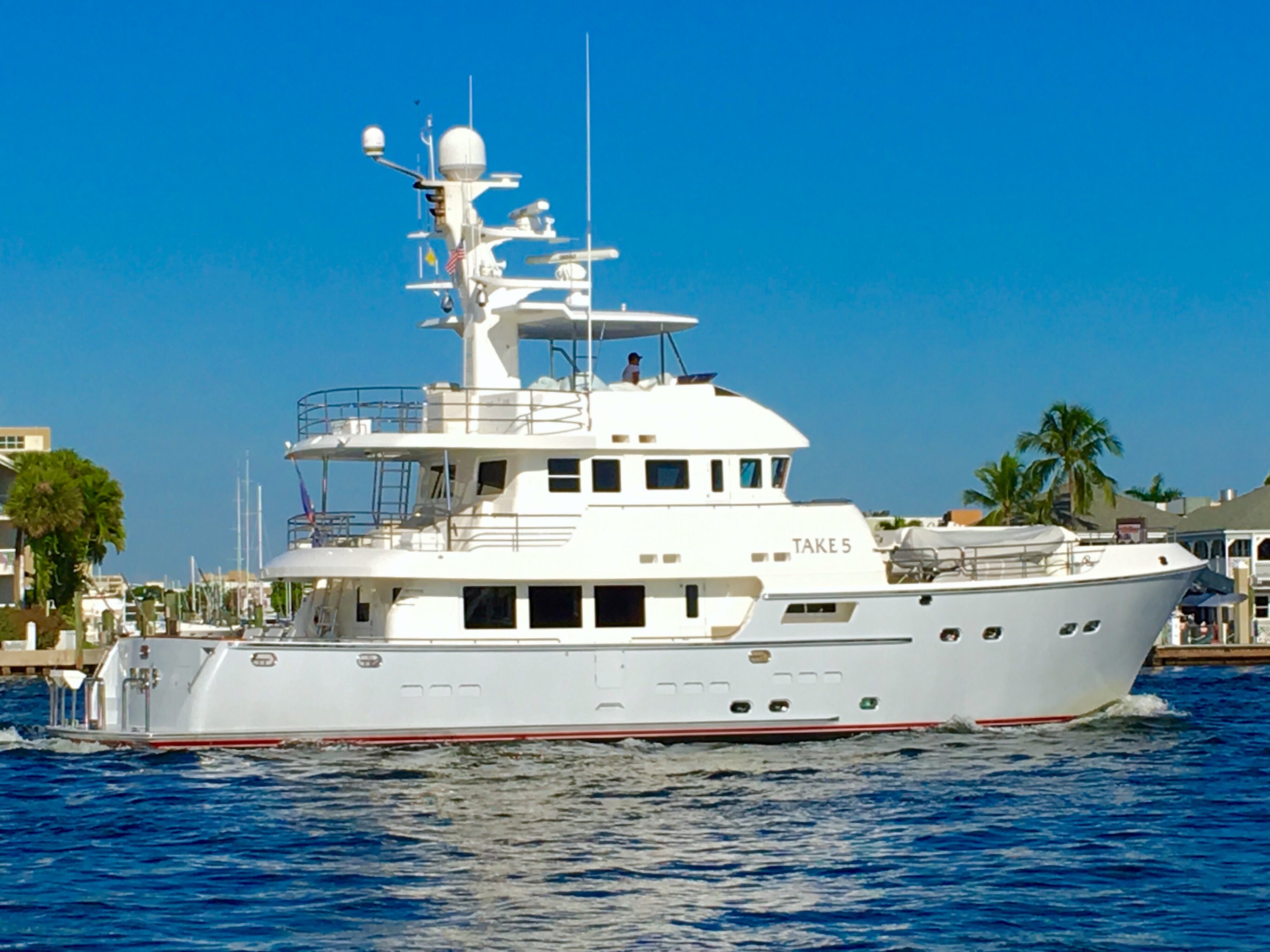 TAKE 5 motor yacht  by Fraser Yachts, built by NORDHAVN