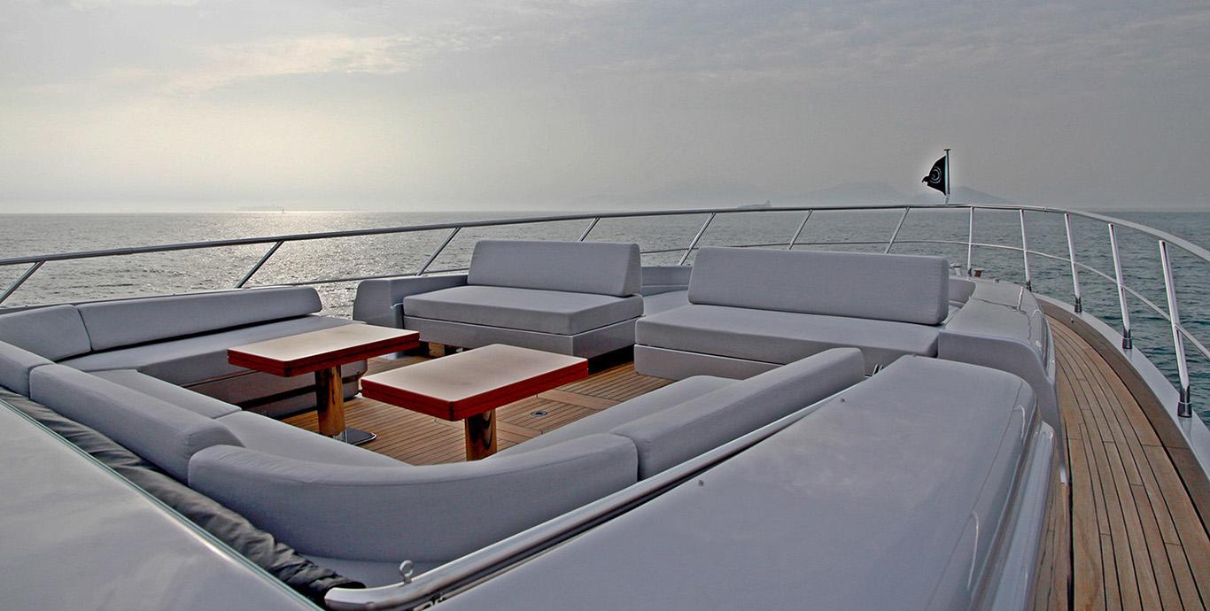 Aboard G a 98ft (30m) luxury motor yacht , built by AZIMUT in 2012