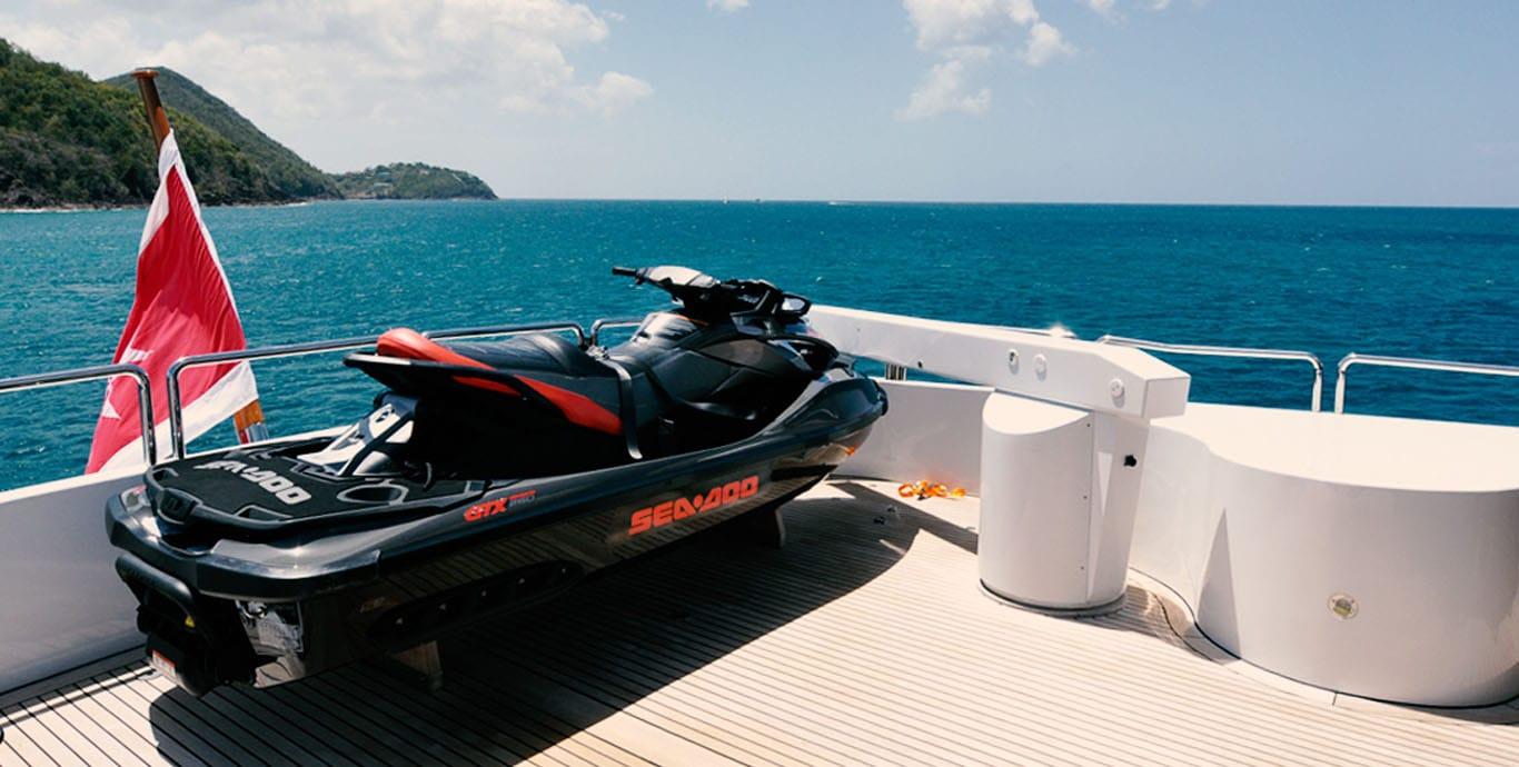 Aboard HOSHI a 115ft (35.05m) luxury motor yacht , built by BENETTI in 2000