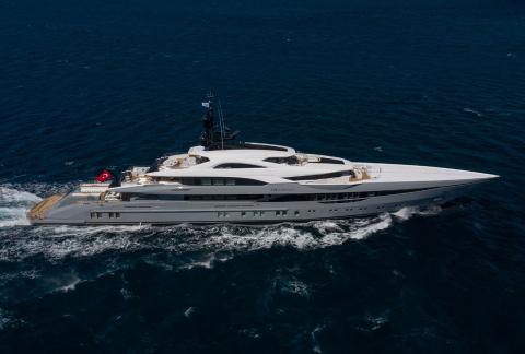 Aboard TATIANA a 262ft (80m) luxury motor yacht , built by BILGIN YACHTS in 2021