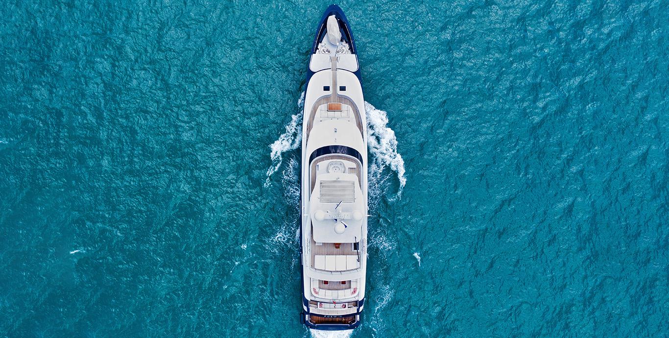 Aboard FORWIN a 150ft (46m) luxury motor yacht , built by SANLORENZO in 2013