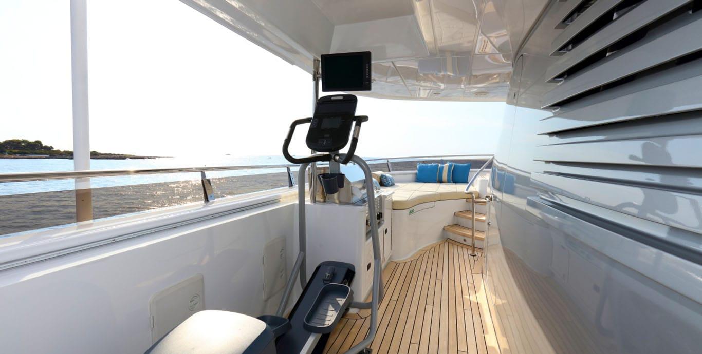 Aboard HELIOS 2 a 167ft (51.13m) luxury motor yacht , built by PALMER JOHNSON in 2002