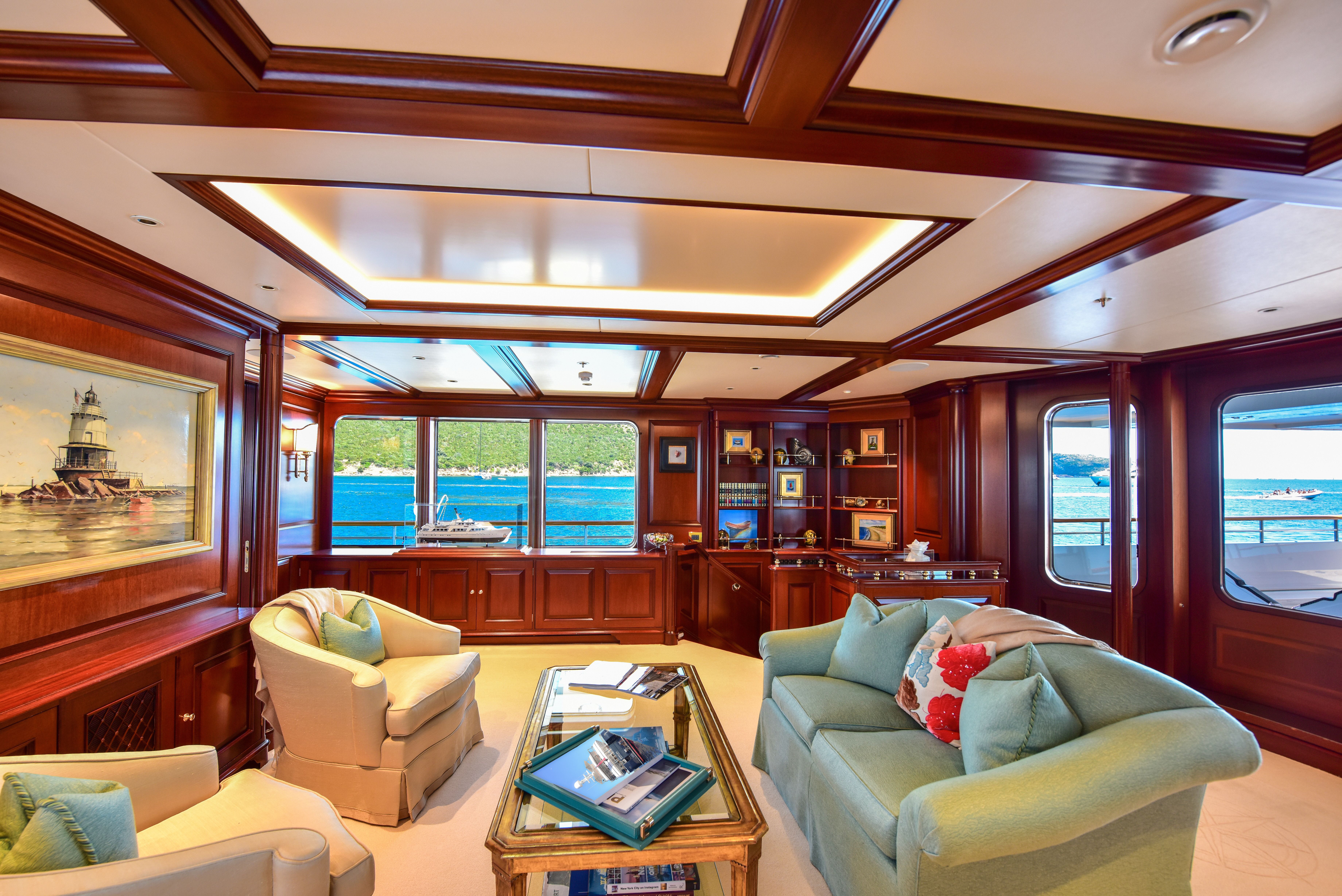 Aboard BERILDA a 154ft (47.1m) luxury motor yacht for Sale & Charter available with Fraser Yachts, built by FEADSHIP in 2001