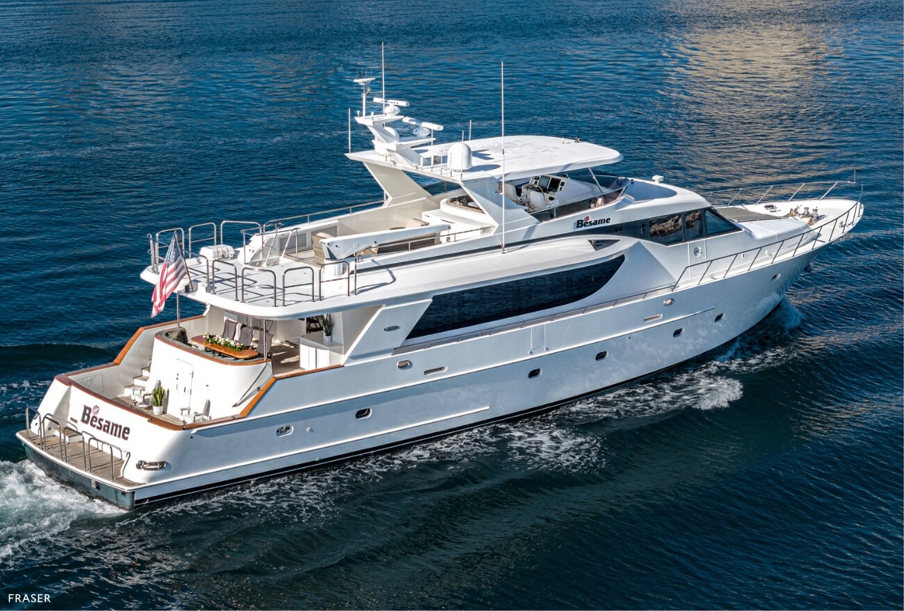 BESAME motor yacht for sale by FRASER, built by Northstar Yachts