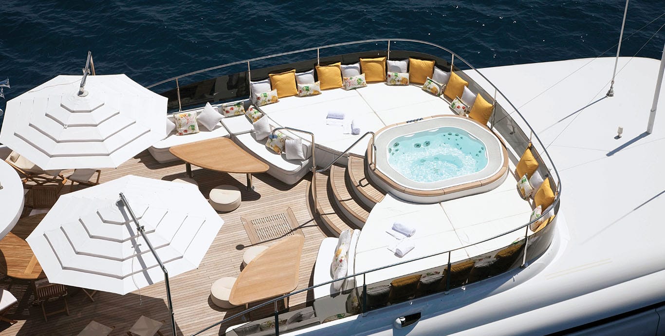Aboard BARON TRENCK II a 142ft (43.5m) luxury motor yacht , built by EUROCRAFT CANTIERI NAVALI in 2022