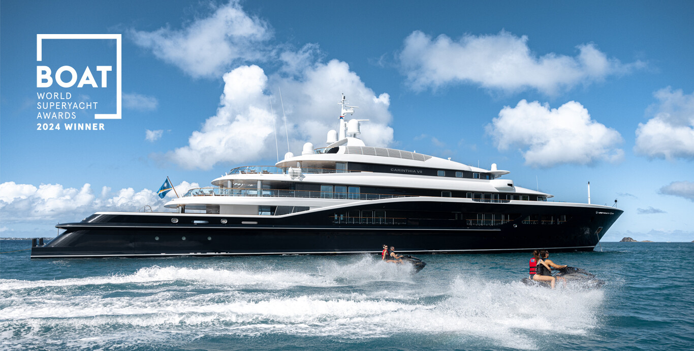 Aboard CARINTHIA VII a 318ft (97.2m) luxury motor yacht for Charter available with Fraser Yachts, built by LüRSSEN in 2002
