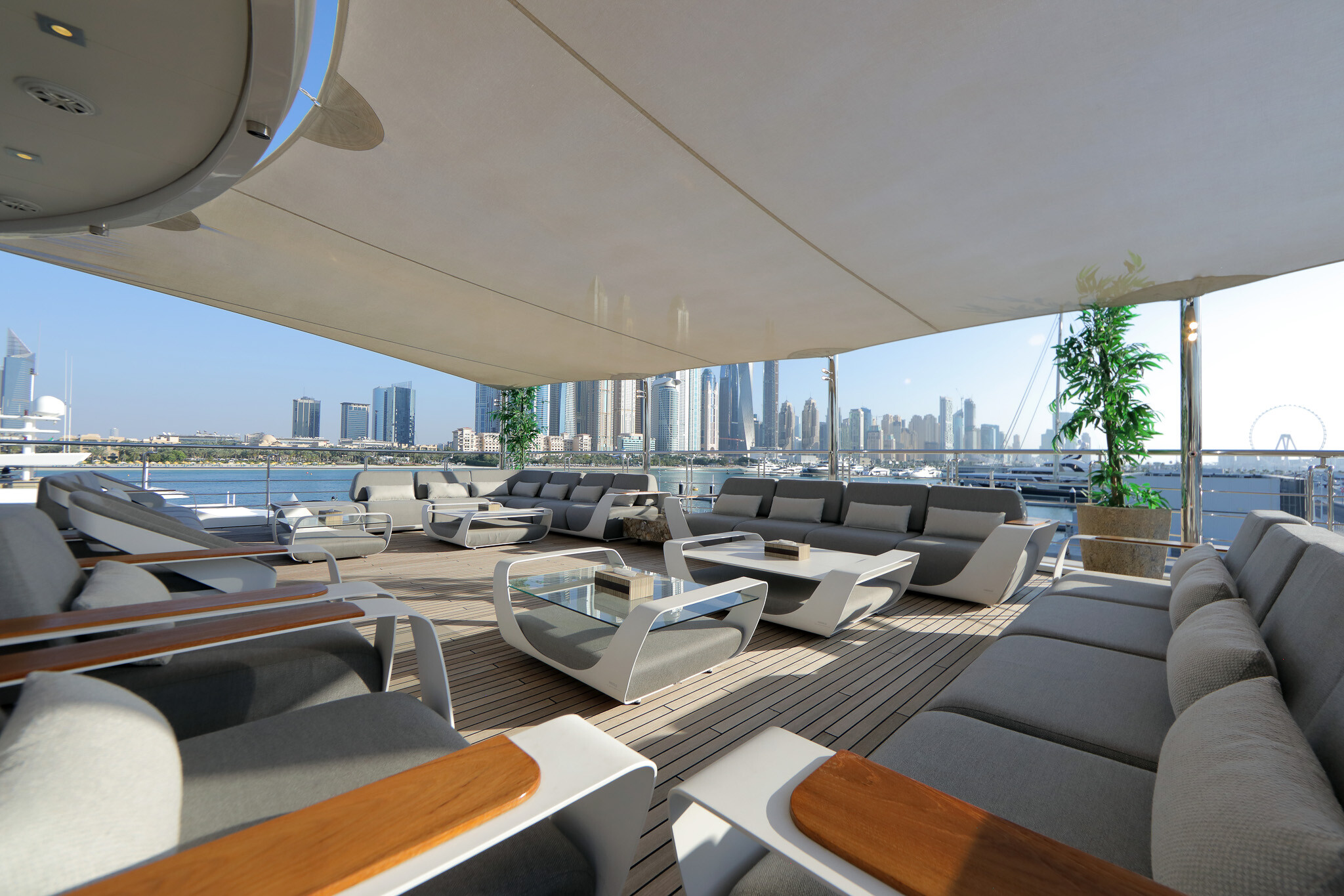 Aboard MOONLIGHT II a 299ft (91.4m) luxury motor yacht for Sale & Charter available with Fraser Yachts, built by NEORION in 2005