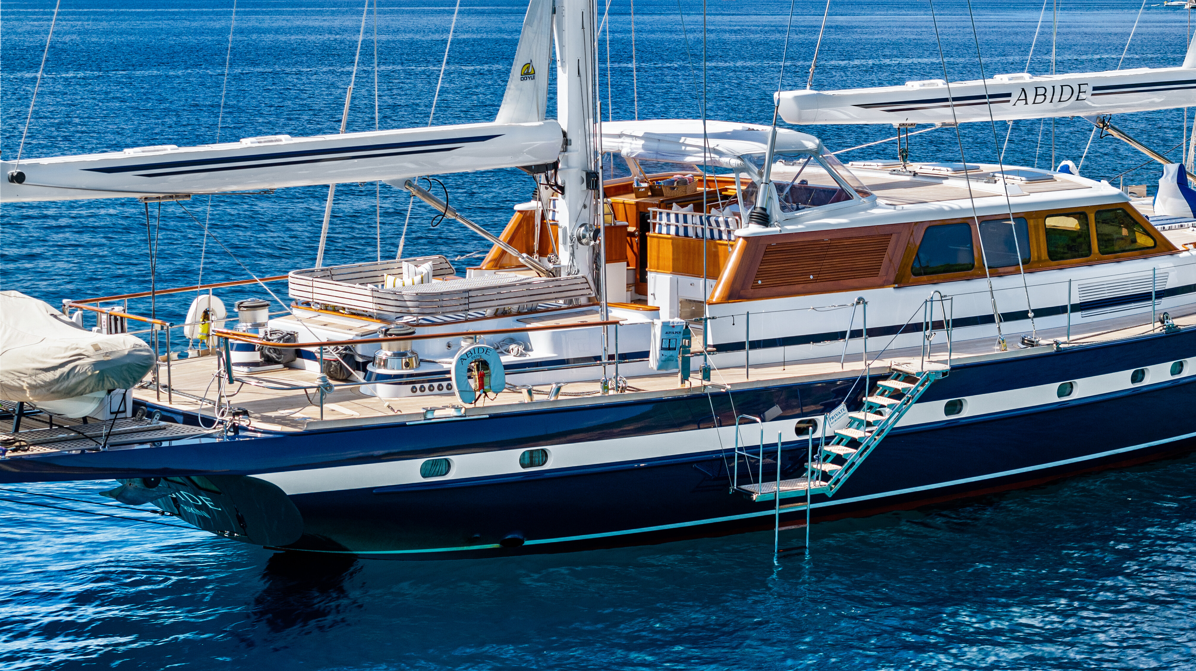 ABIDE sailing yacht for Sale & Charter by Fraser Yachts, built by JONGERT