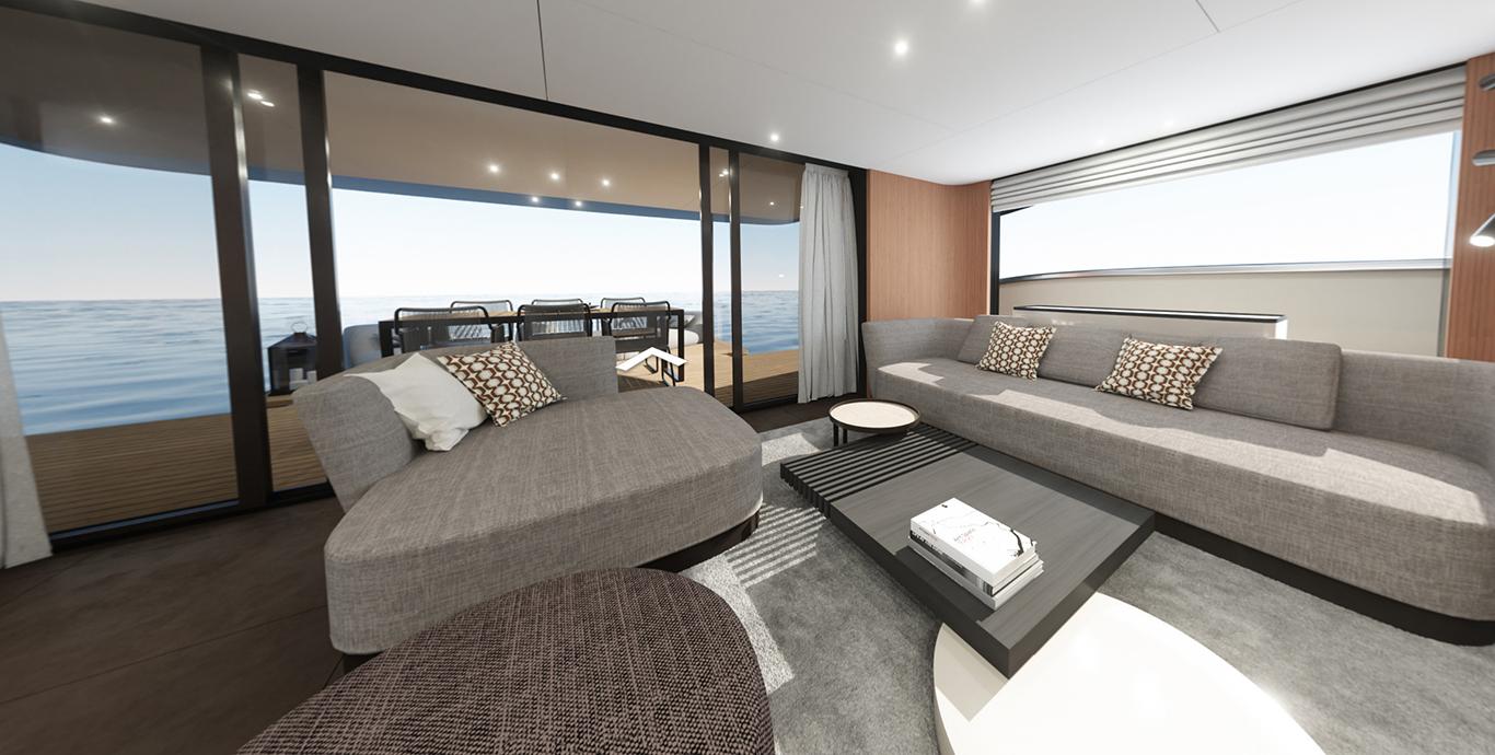 Aboard NAVIS ONE a 151ft (46.27m) luxury motor yacht , built by PINA MARINE LTD STI in 2013