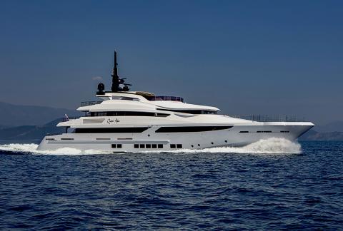 Aboard NAVIS ONE a 151ft (46.27m) luxury motor yacht , built by PINA MARINE LTD STI in 2013