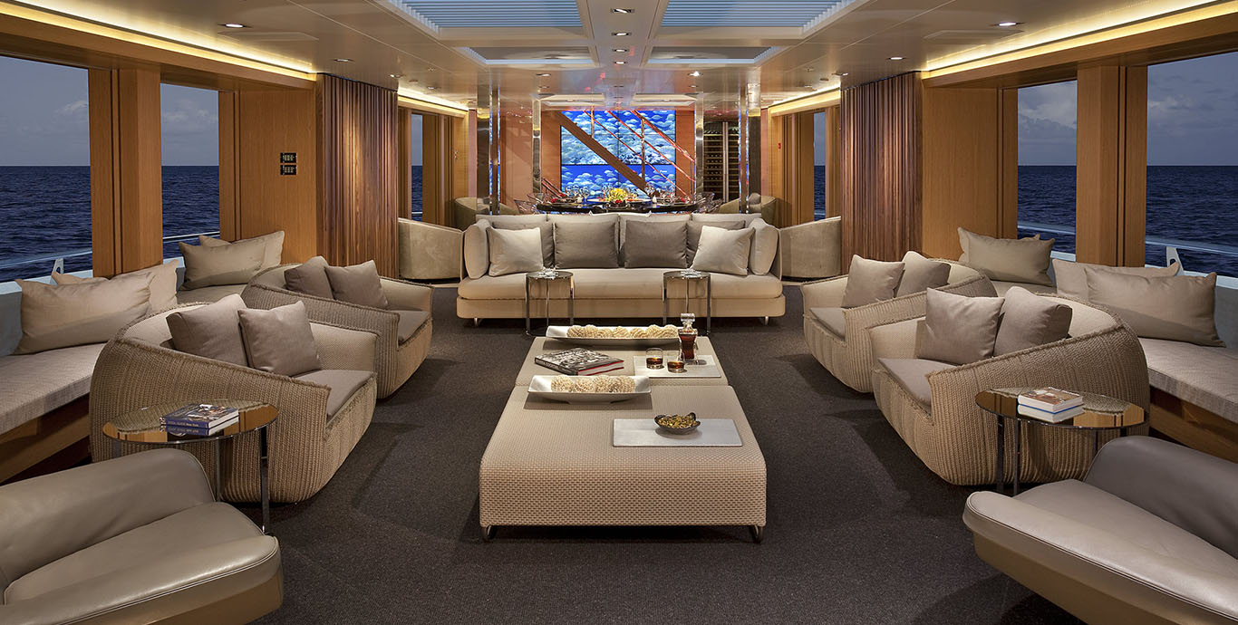 Aboard BIG FISH a 147ft (45m) luxury motor yacht , built by MCMULLEN & WING in 2010