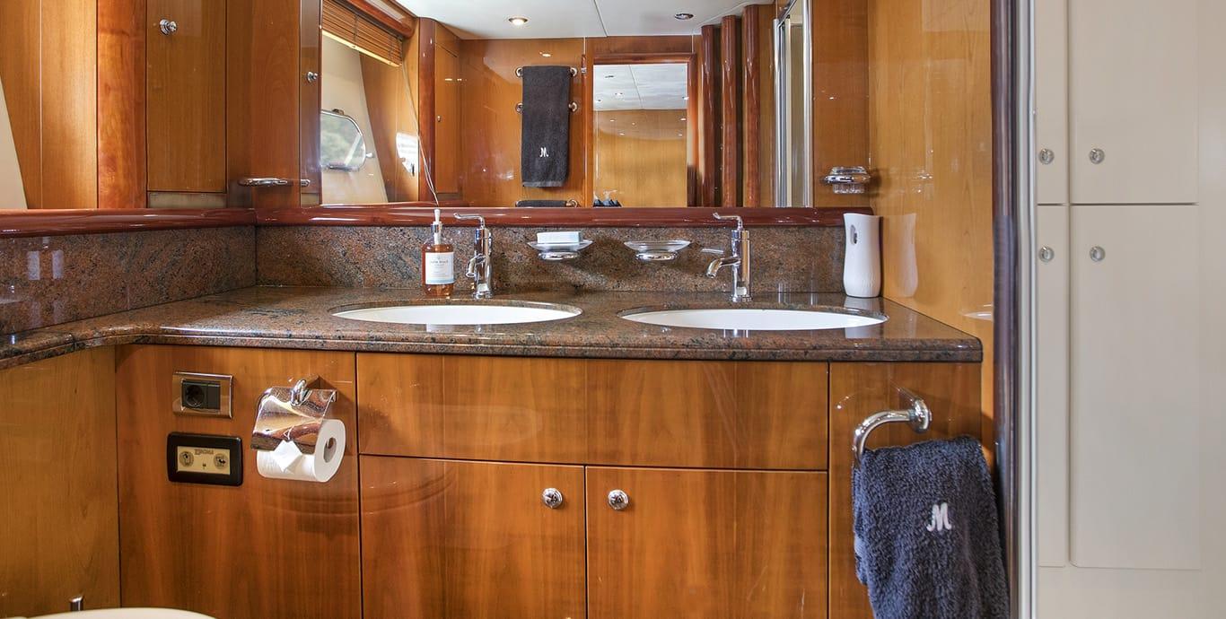 Aboard MURCIELAGO a 100ft (30.47m) luxury motor yacht , built by SUNSEEKER in 2004