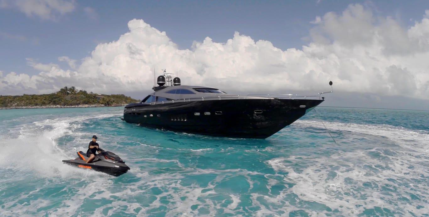 Aboard MURCIELAGO a 100ft (30.47m) luxury motor yacht , built by SUNSEEKER in 2004