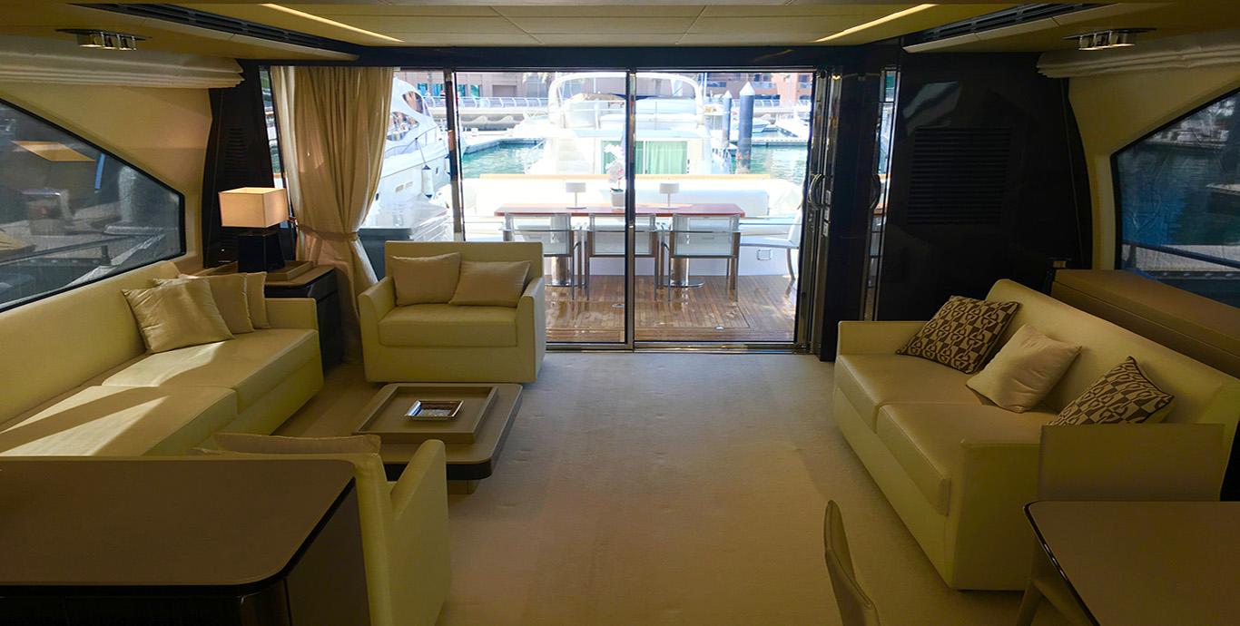 Aboard AZIMUT 77S a 77ft (23.6m) luxury motor yacht , built by AZIMUT in 2017