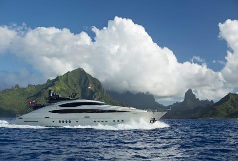 Aboard STEALTH a 149ft (45.7m) luxury motor yacht , built by PALMER JOHNSON in 2010