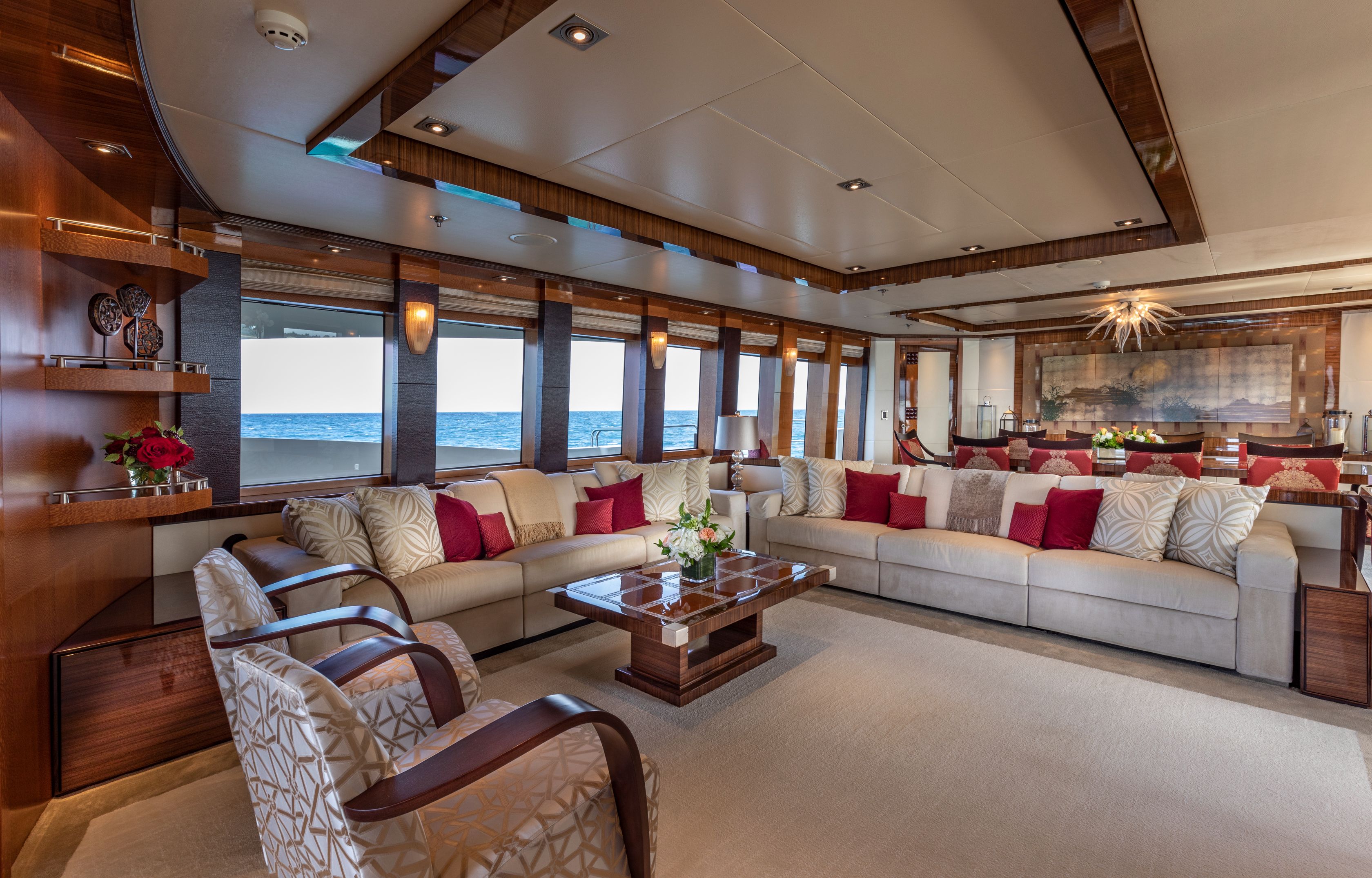 Aboard FOUR JACKS a 149ft (45.7m) luxury motor yacht for Sale available with Fraser Yachts, built by PALMER JOHNSON in 2008