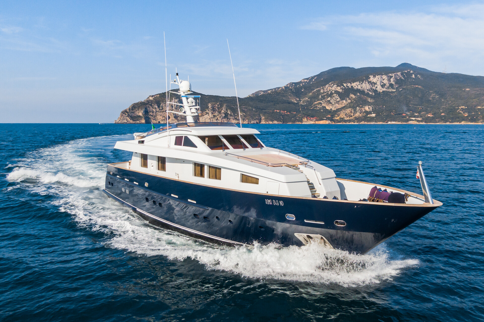 Aboard TEX a ft (28m) luxury motor yacht , built by ROSSINAVI in 2002