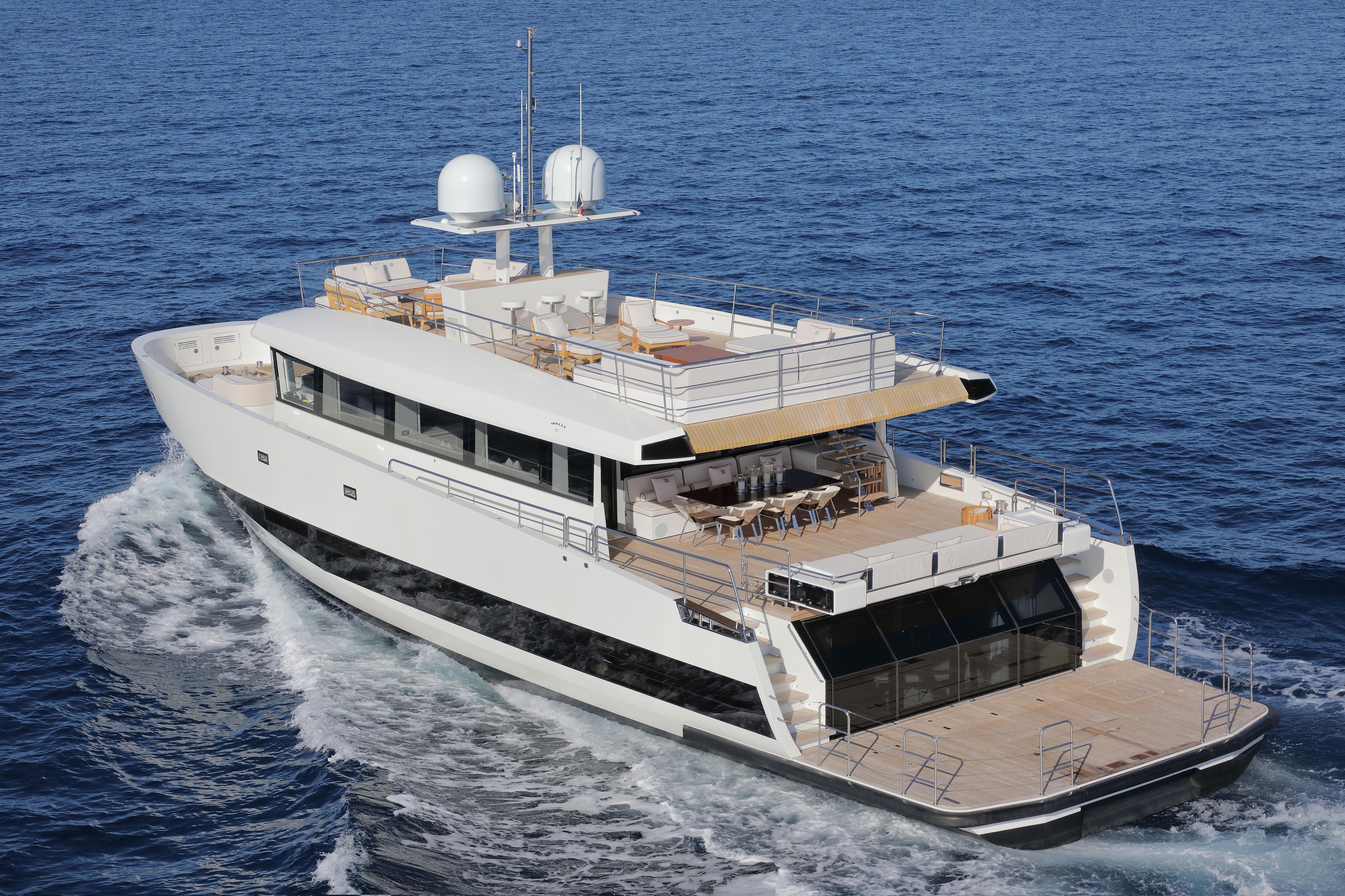 ATHENA I motor yacht for Charter by Fraser Yachts, built by WALLY
