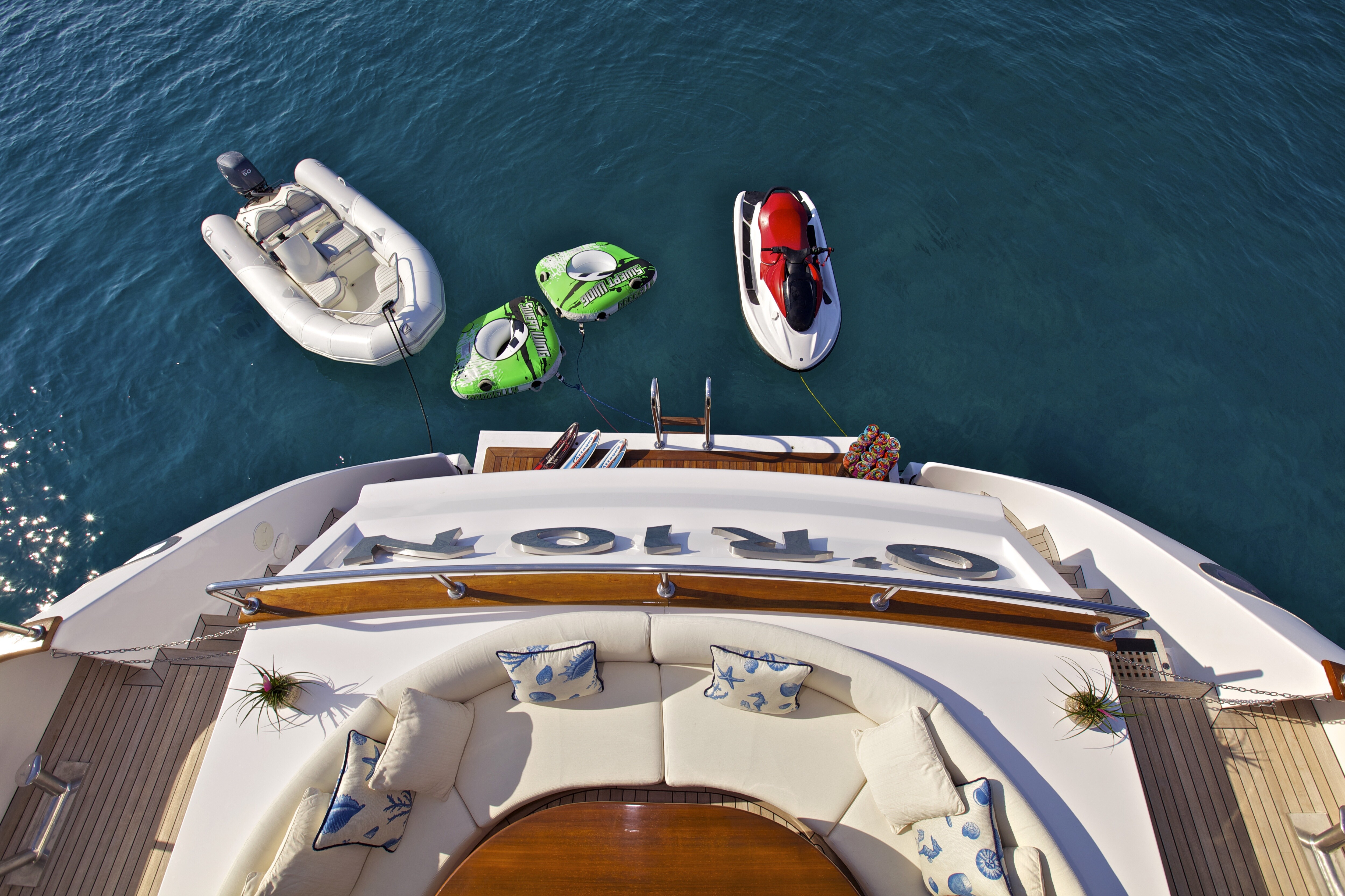 Aboard O'RION a 134ft (41m) luxury motor yacht for Charter available with Fraser Yachts, built by SIAR & MOSCHINI in 2003