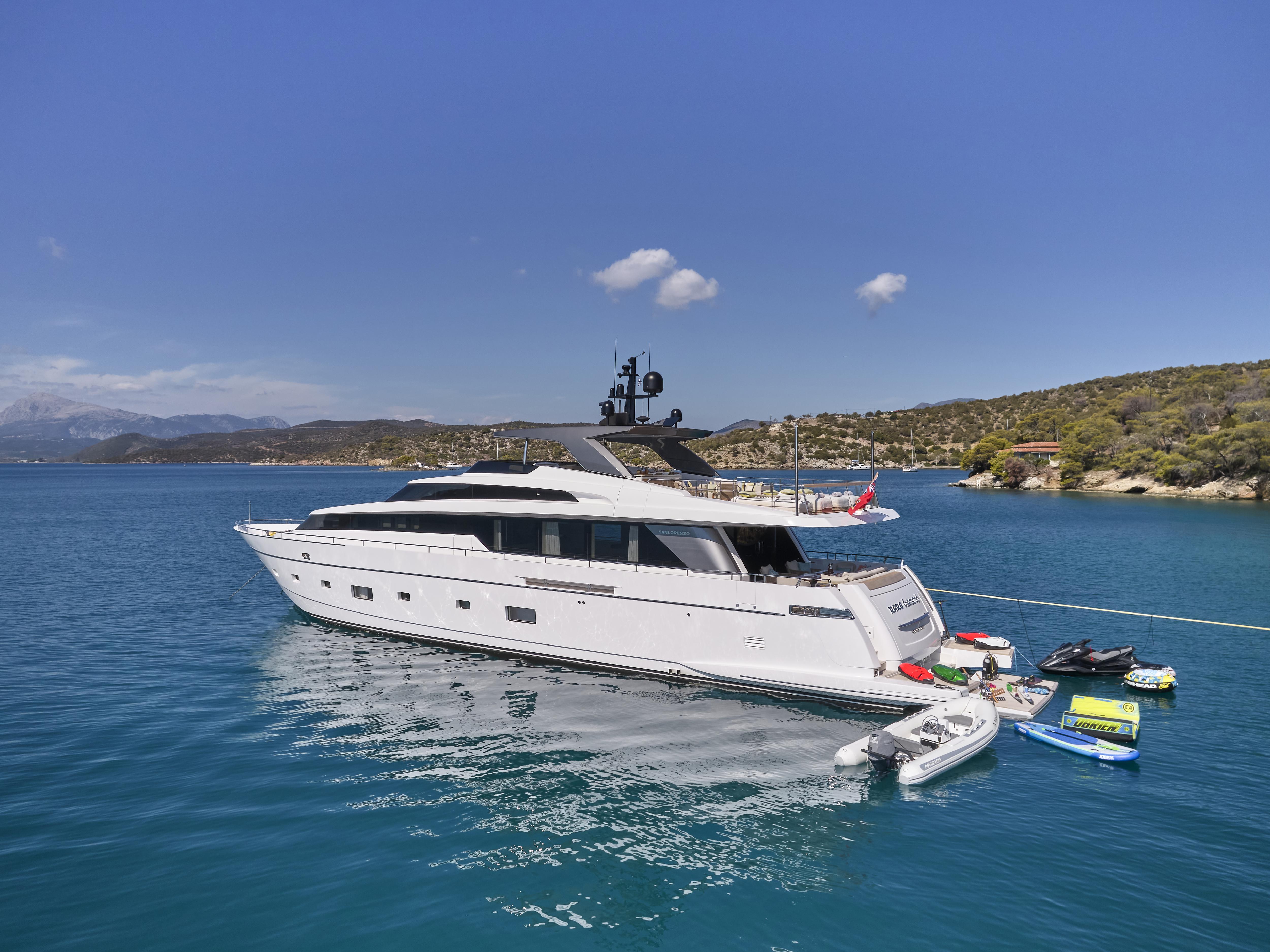 RARE DIAMOND motor yacht  by Fraser Yachts, built by SANLORENZO