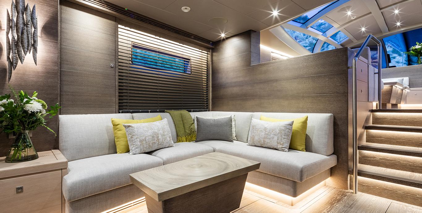 Aboard LIARA a 112ft (34.14m) luxury sailing yacht , built by BALTIC YACHTS in 2019