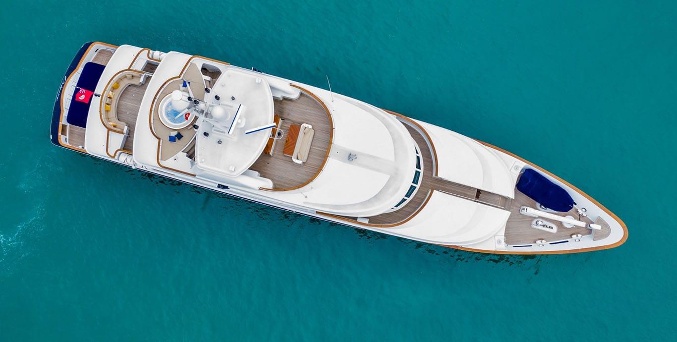 Aboard ROSE PIGRE a 145ft (44.3m) luxury motor yacht , built by ROYAL DENSHIP in 2007