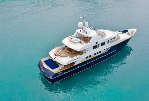 Aboard ROSE PIGRE a 145ft (44.3m) luxury motor yacht , built by ROYAL DENSHIP in 2007