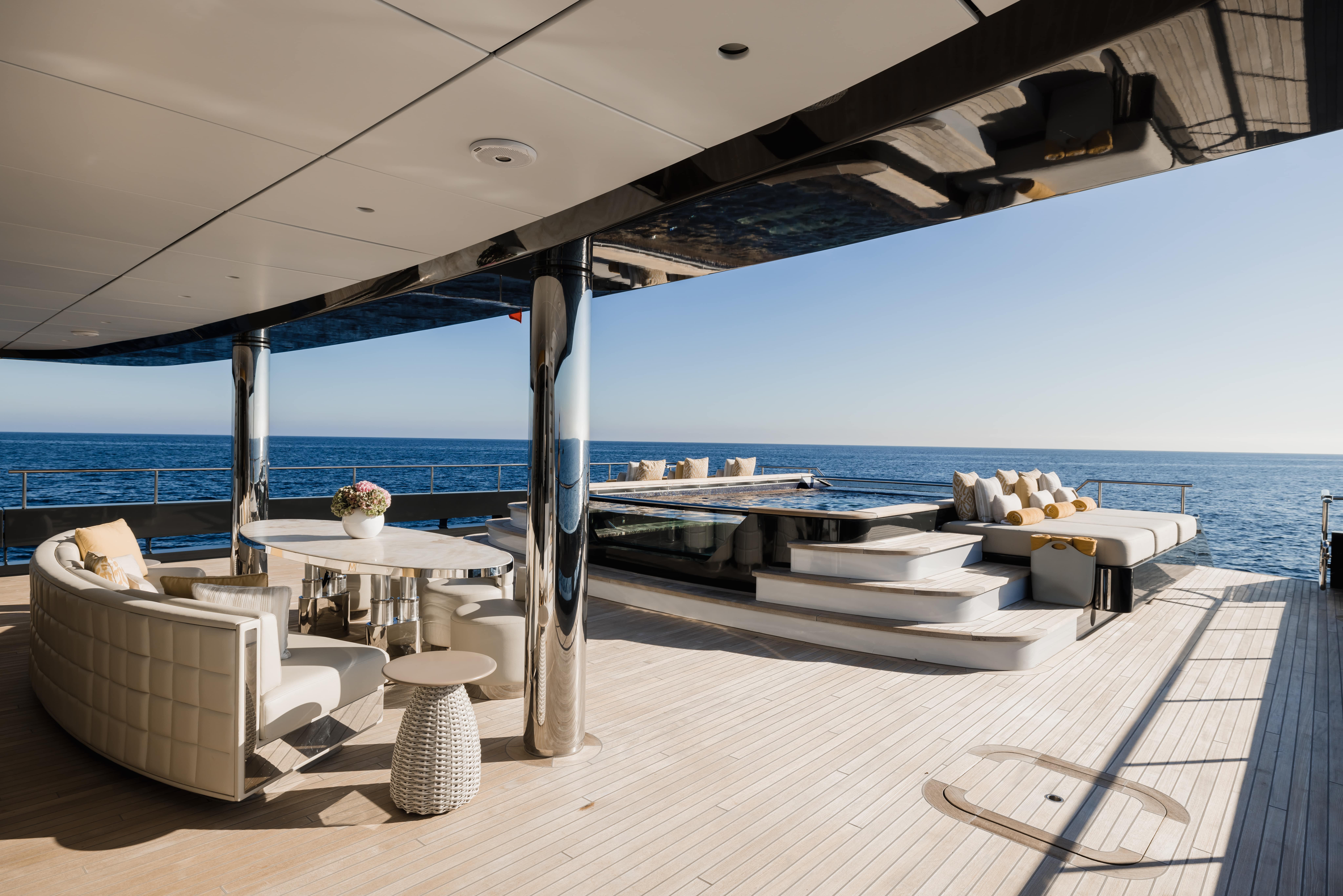Aboard LOON a 221ft (67.5m) luxury motor yacht , built by ICON YACHTS in 2010