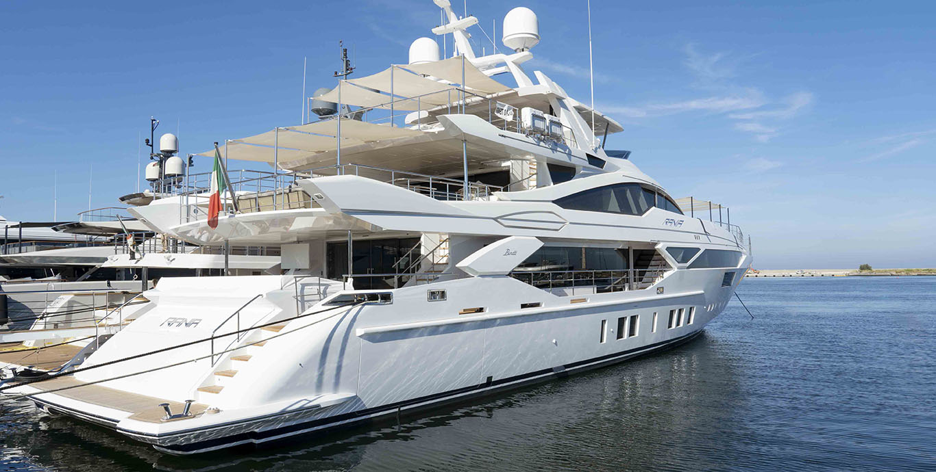 Aboard RANIA a 137ft (42m) luxury motor yacht , built by BENETTI in 2019