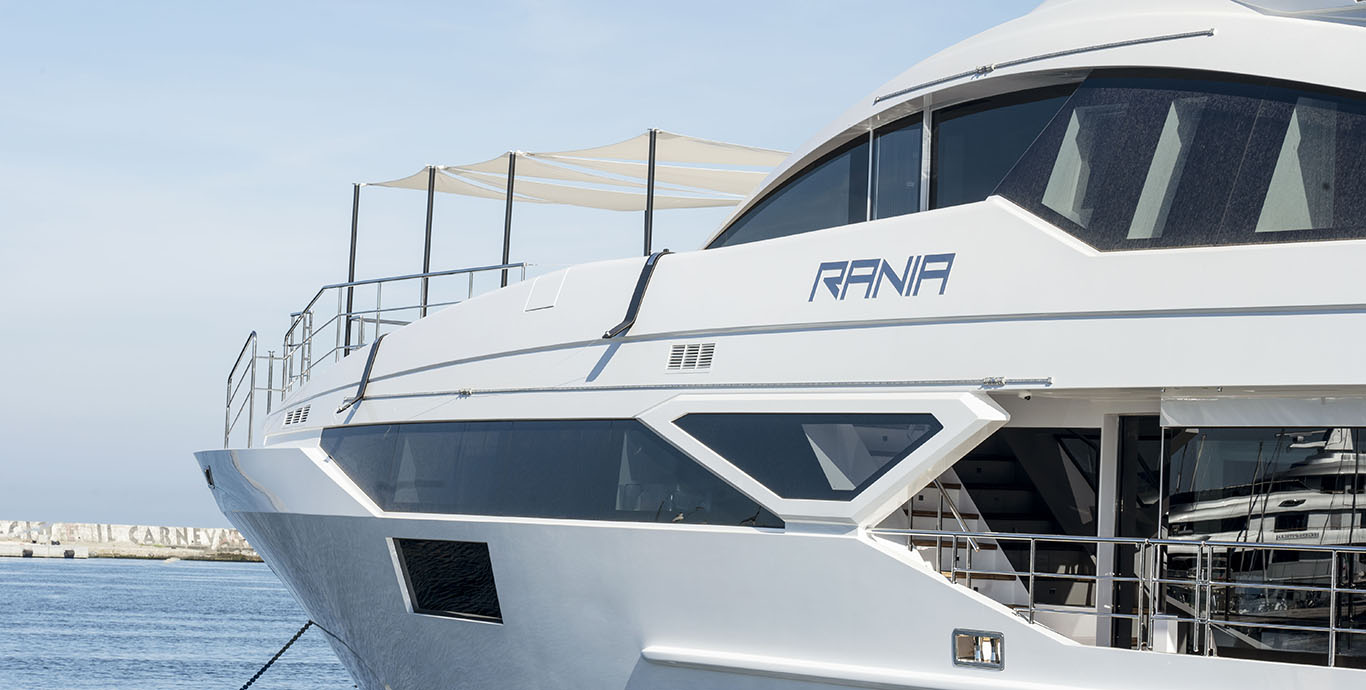 Aboard RANIA a 137ft (42m) luxury motor yacht , built by BENETTI in 2019