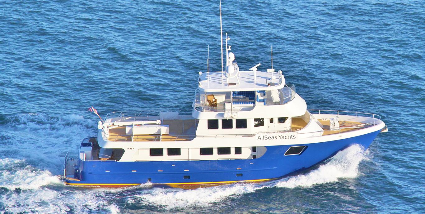Aboard ALLSEAS 92 EXPEDITION a 92ft (28.04m) luxury motor yacht , built by ALLSEAS YACHTS in 2018
