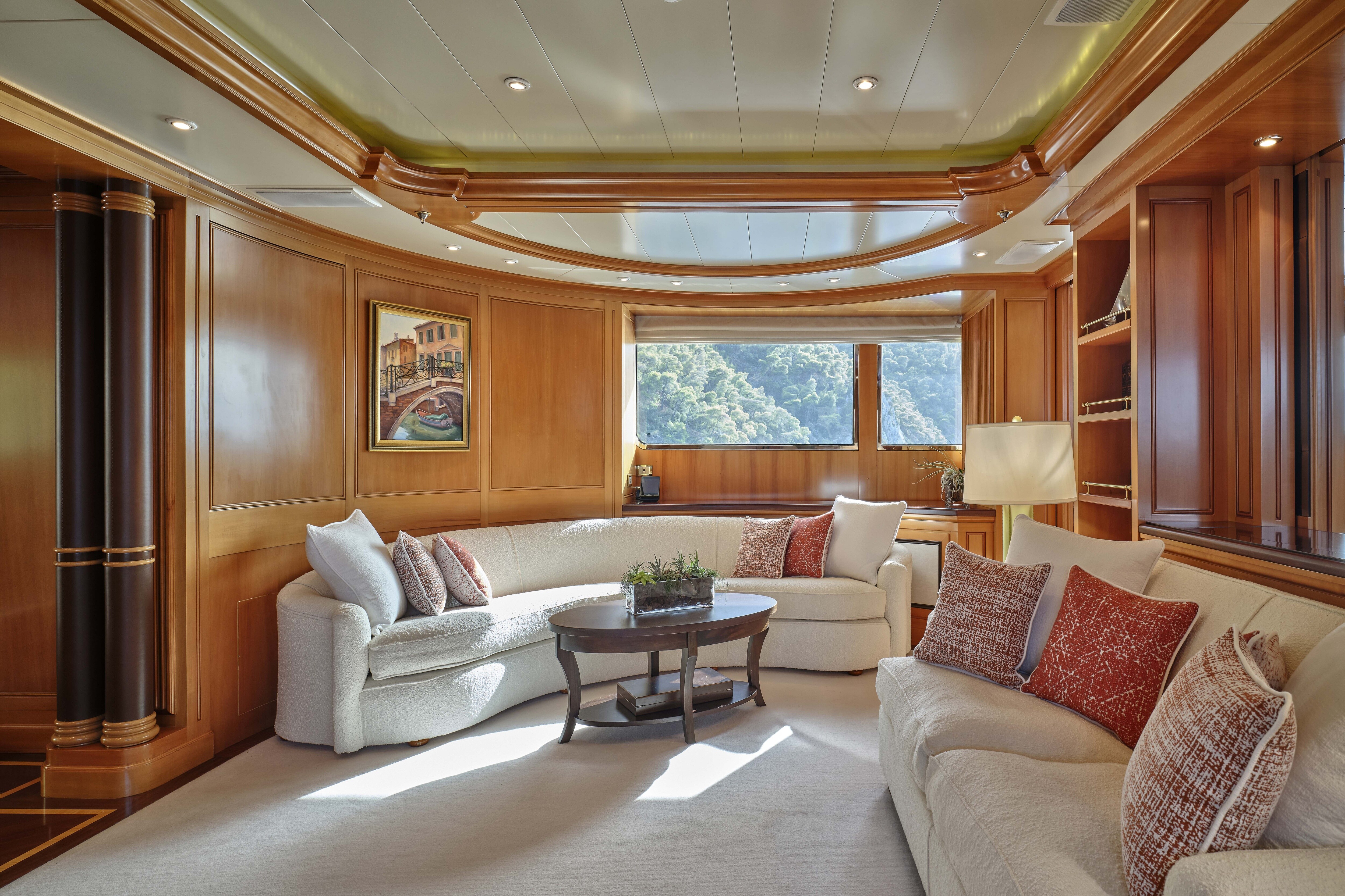 Aboard ELENA V a 163ft (49.91m) luxury motor yacht for Charter available with Fraser Yachts, built by CODECASA in 2004