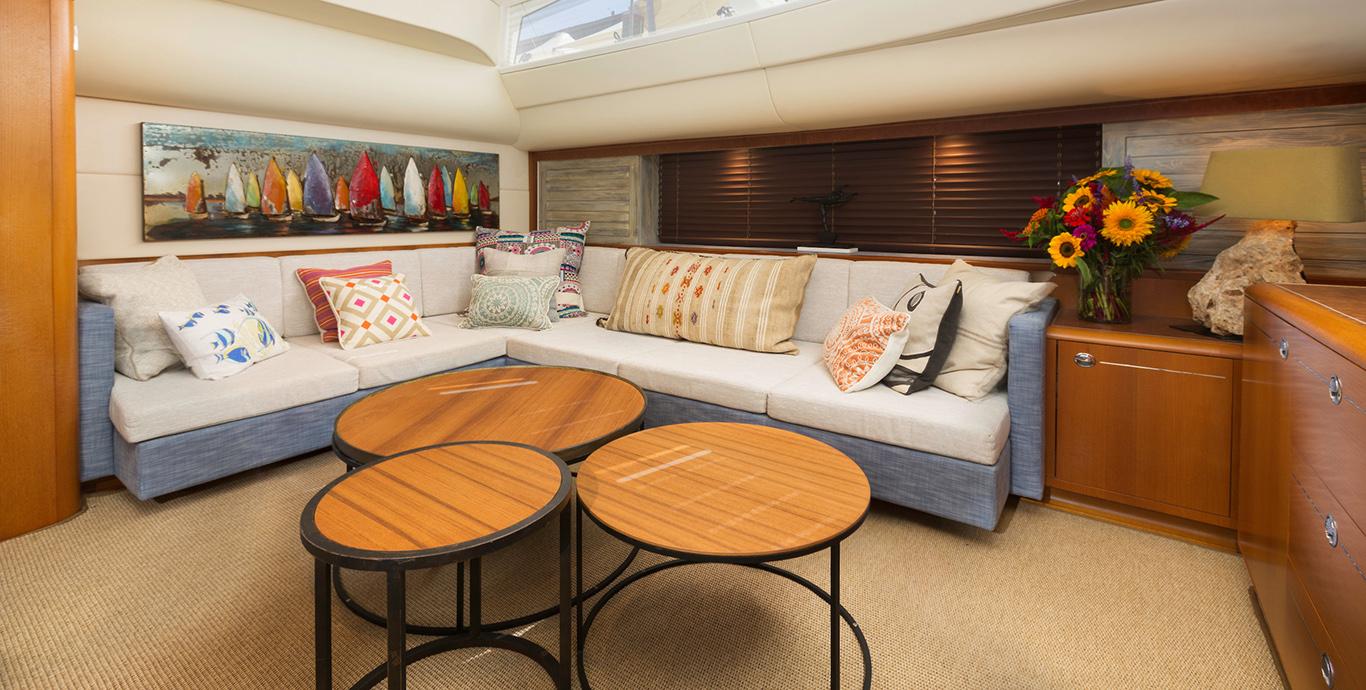 Aboard DANNESKJOLD a 105ft (32m) luxury sailing yacht , built by SOUTHERN OCEAN in 2009