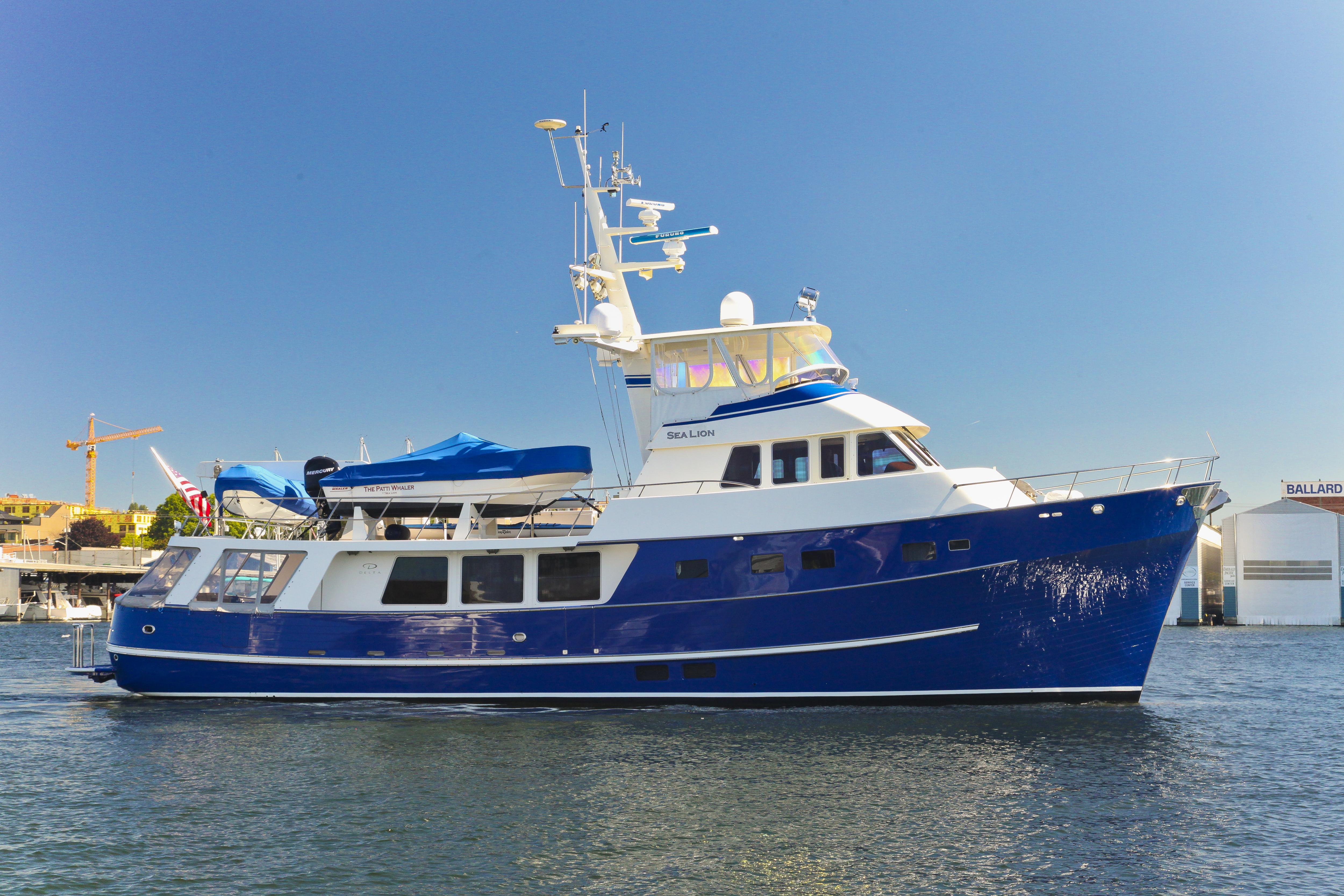SEA LION motor yacht by Fraser Yachts, built by DELTA MARINE