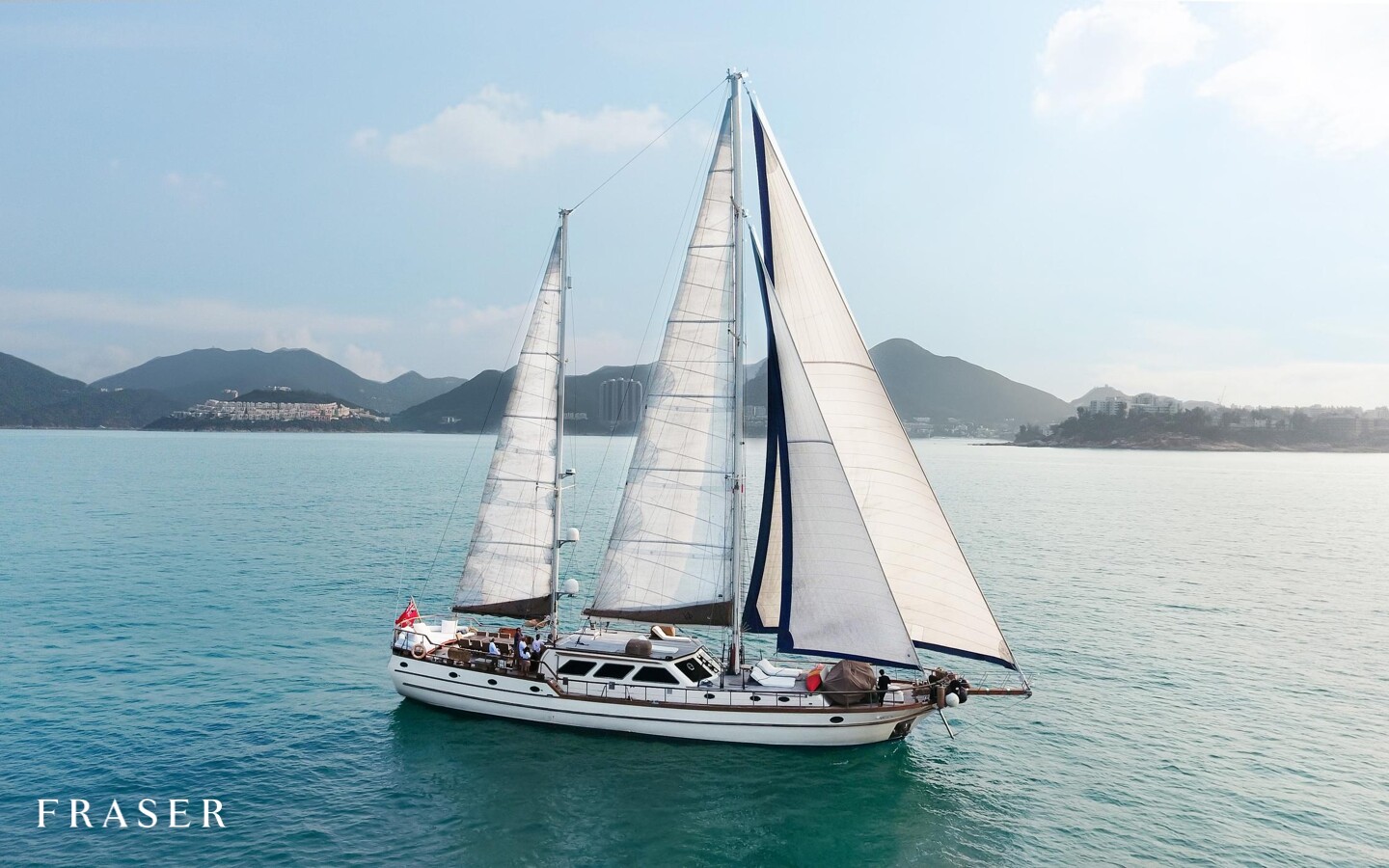 Aboard LADY LORRAINE a 89ft (27.26m) luxury sailing yacht for Sale available with Fraser Yachts, built by AGANTUR SHIPYARD in 2004