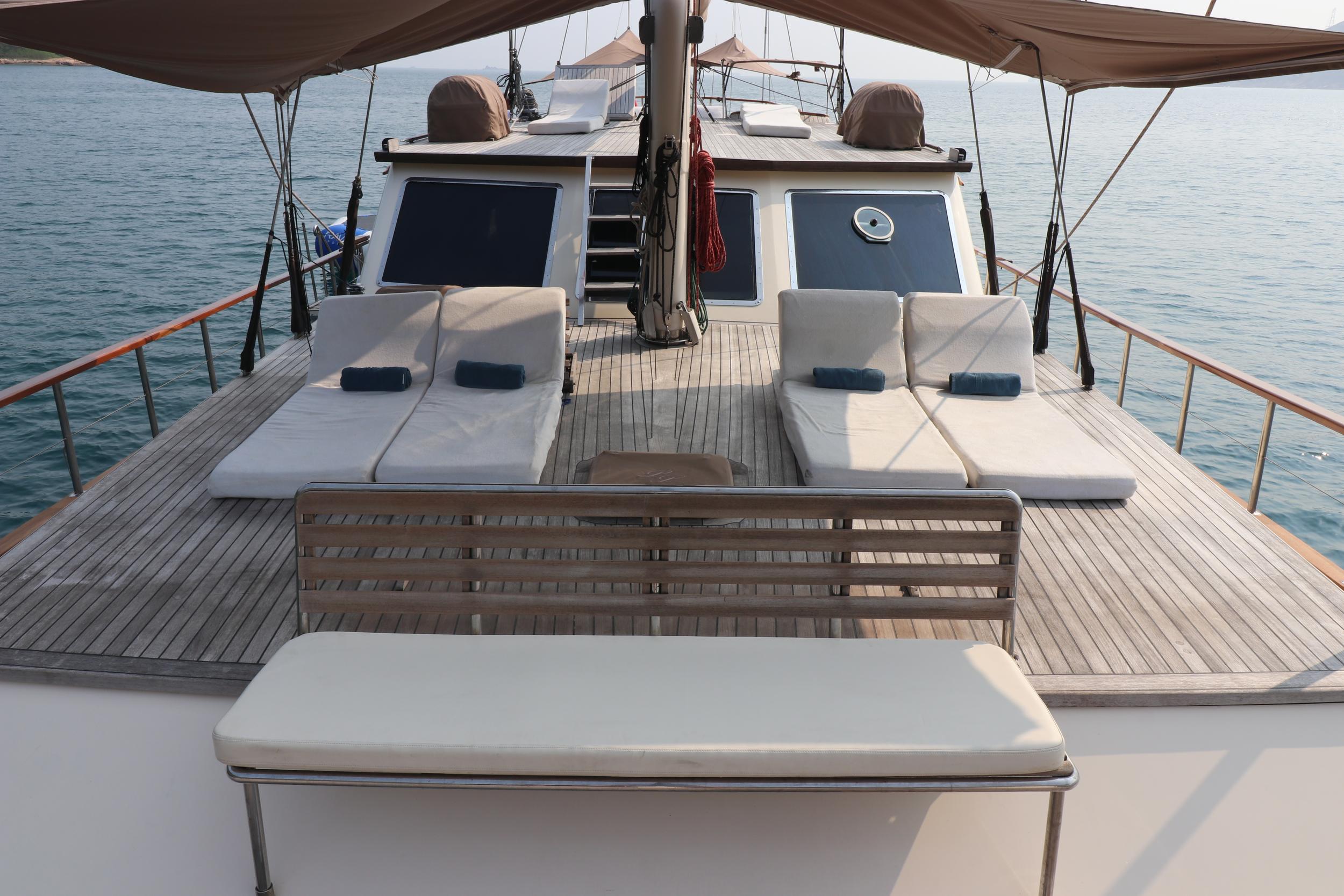 Aboard LADY LORRAINE a 89ft (27.26m) luxury sailing yacht for Sale available with Fraser Yachts, built by AGANTUR SHIPYARD in 2004