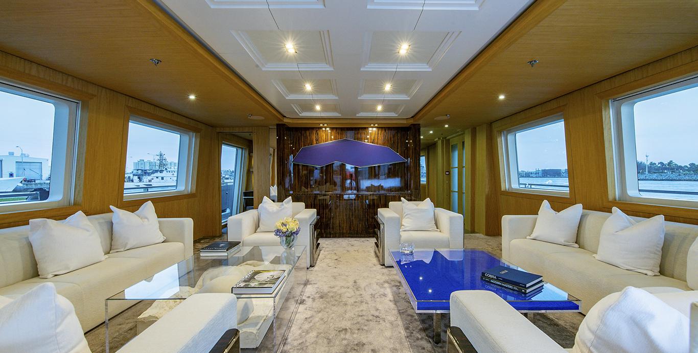 Aboard MIZU a 174ft (53.04m) luxury motor yacht , built by OCEANFAST YACHTS in 2004
