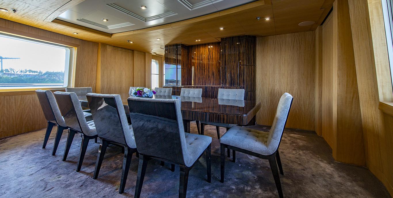 Aboard MIZU a 174ft (53.04m) luxury motor yacht , built by OCEANFAST YACHTS in 2004