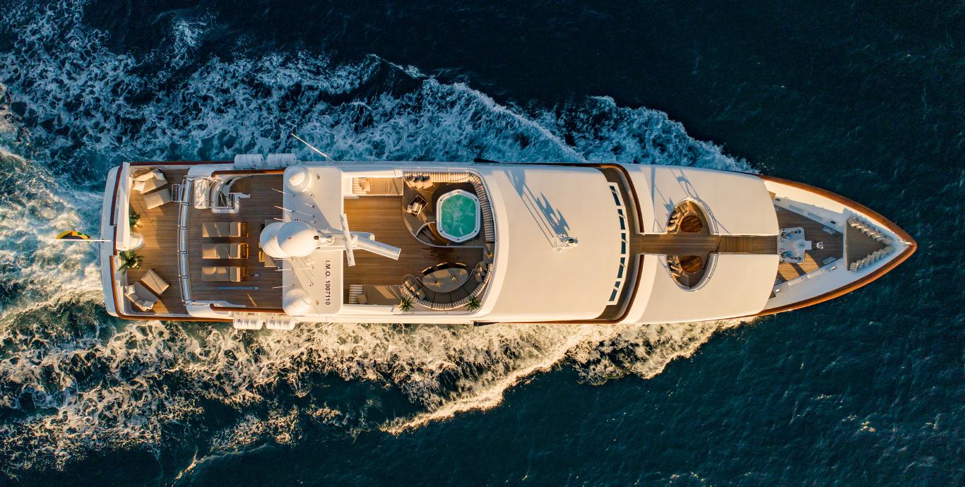 Aboard ALTA a 144ft (43.89m) luxury motor yacht , built by PALMER JOHNSON in 2004