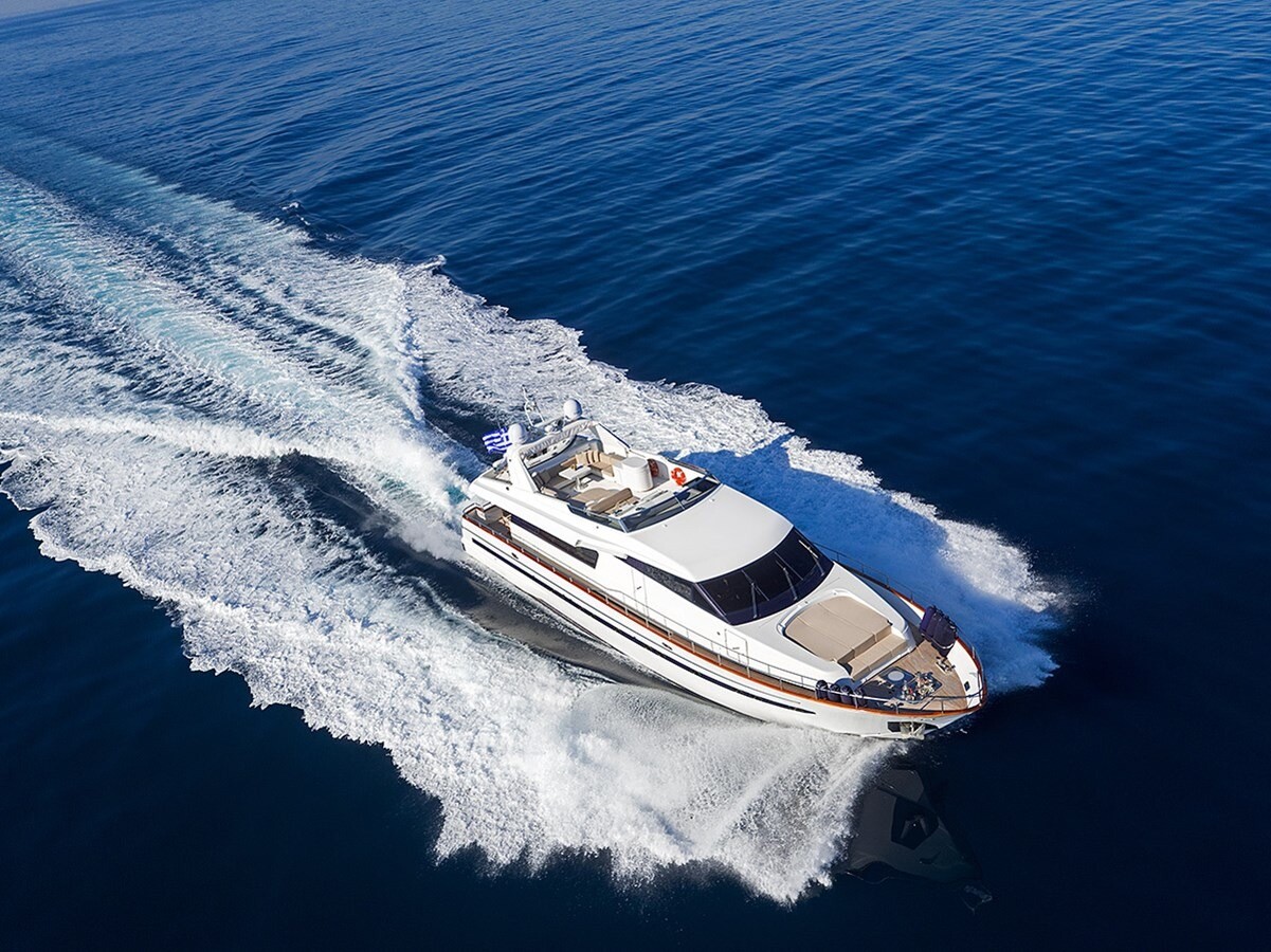 Aboard ACIONNA a 84ft (25.6m) luxury motor yacht for Charter available with Fraser Yachts, built by SANLORENZO in 2004