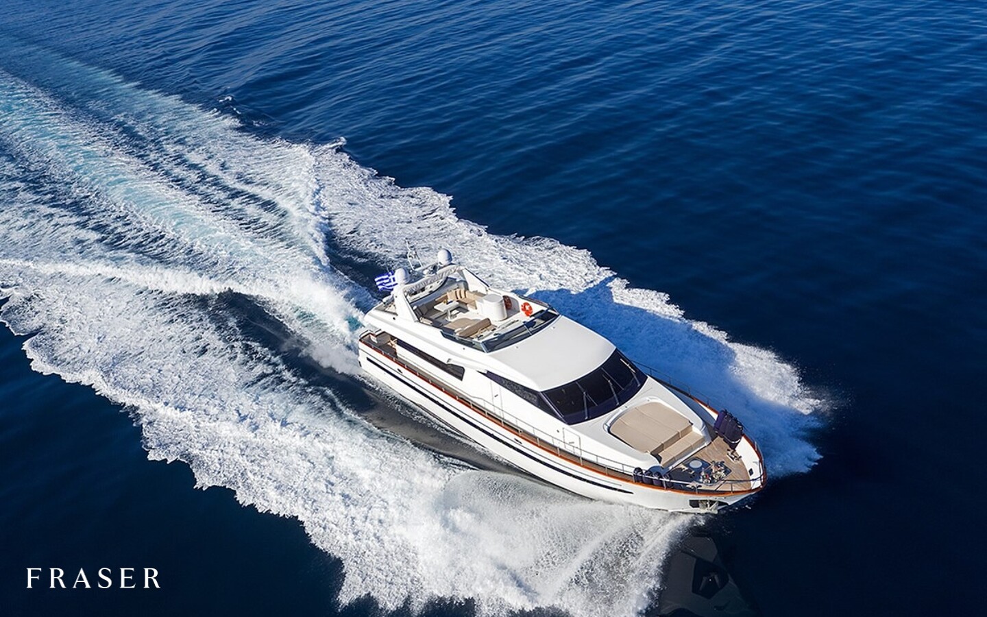 Aboard ACIONNA a 84ft (25.6m) luxury motor yacht for Charter available with Fraser Yachts, built by SANLORENZO in 2004