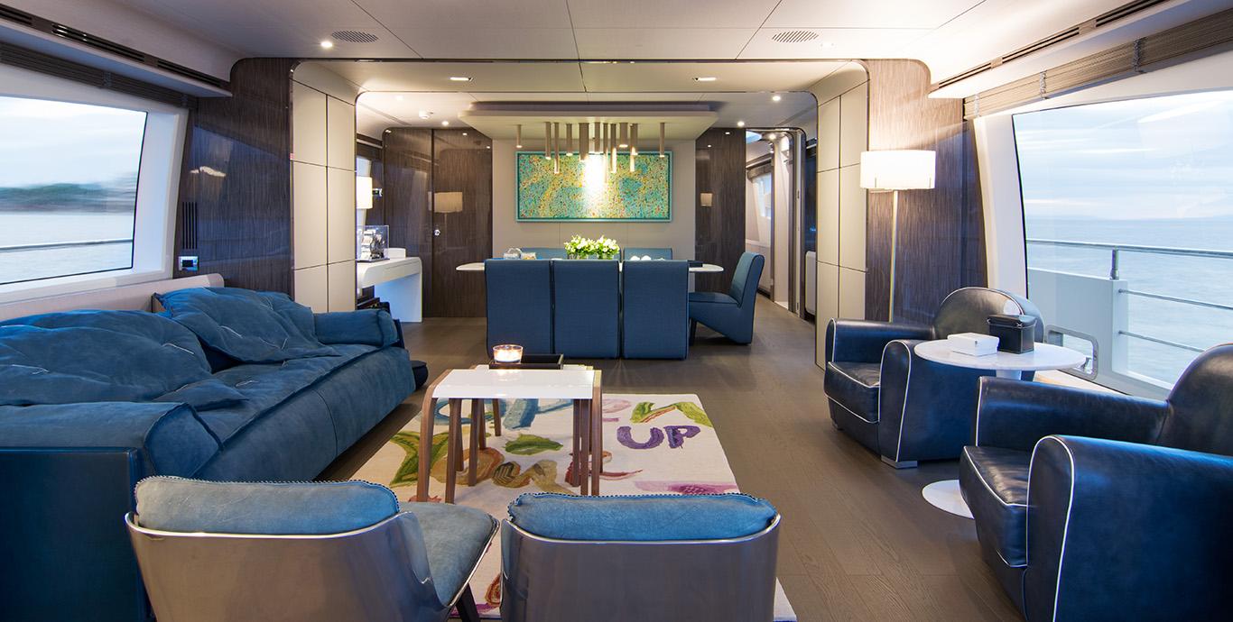 Aboard MEMORIES TOO a 95ft (29.1m) luxury motor yacht , built by AZIMUT in 2019