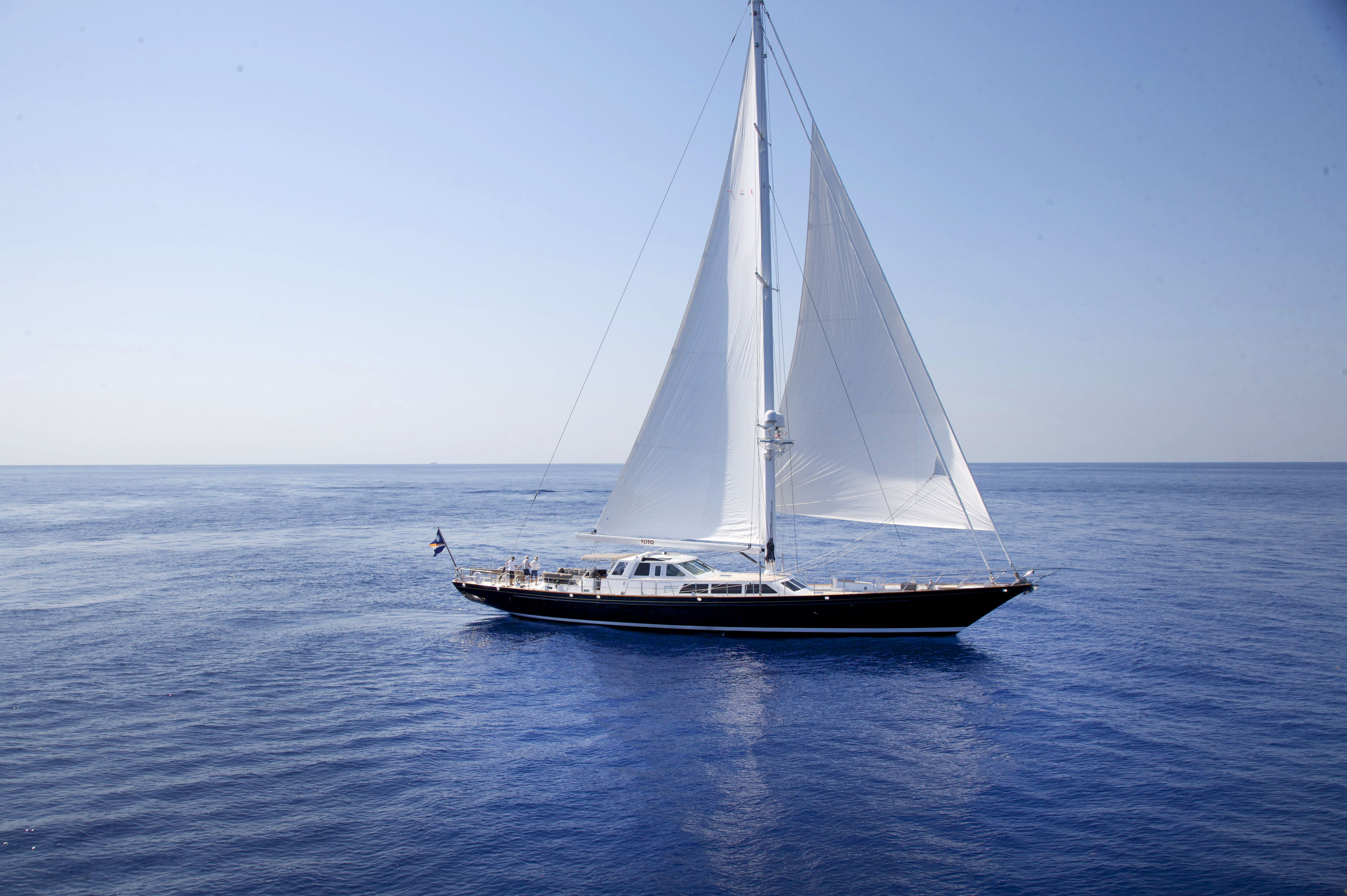 TOTO sailing yacht  by Fraser Yachts, built by PALMER JOHNSON