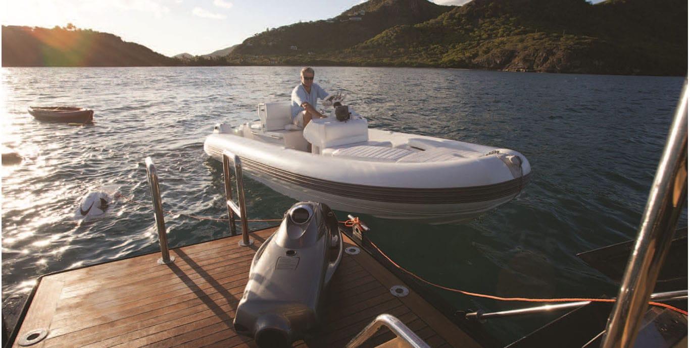 Aboard VICTORIA A a 142ft (43.44m) luxury sailing yacht , built by PERINI NAVI in 2004