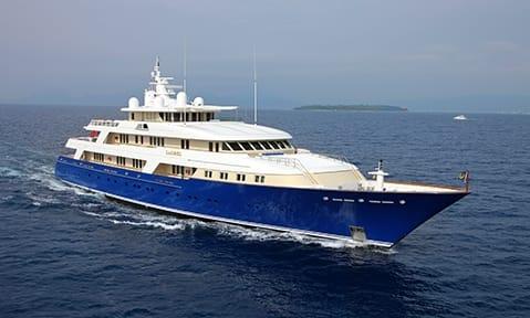 Aboard LAUREL a 240ft (73.15m) luxury motor yacht , built by DELTA MARINE in 2006